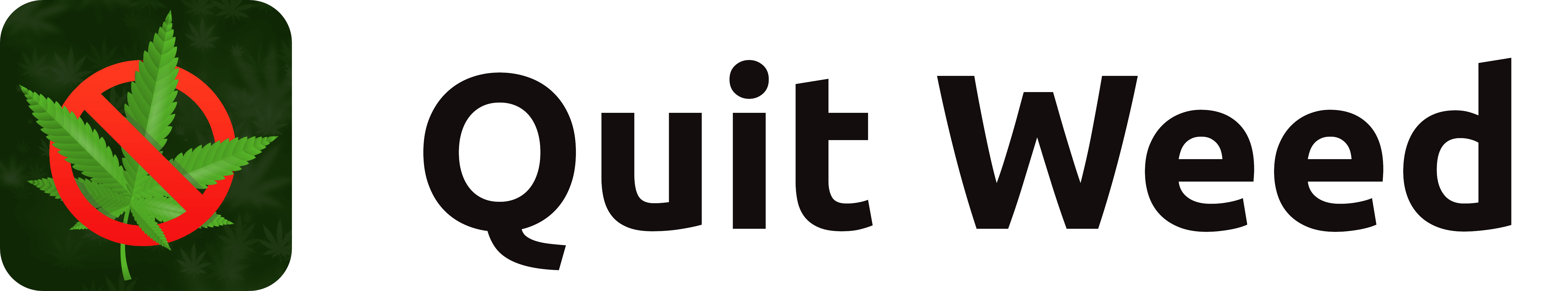 Quit Weed logo dark